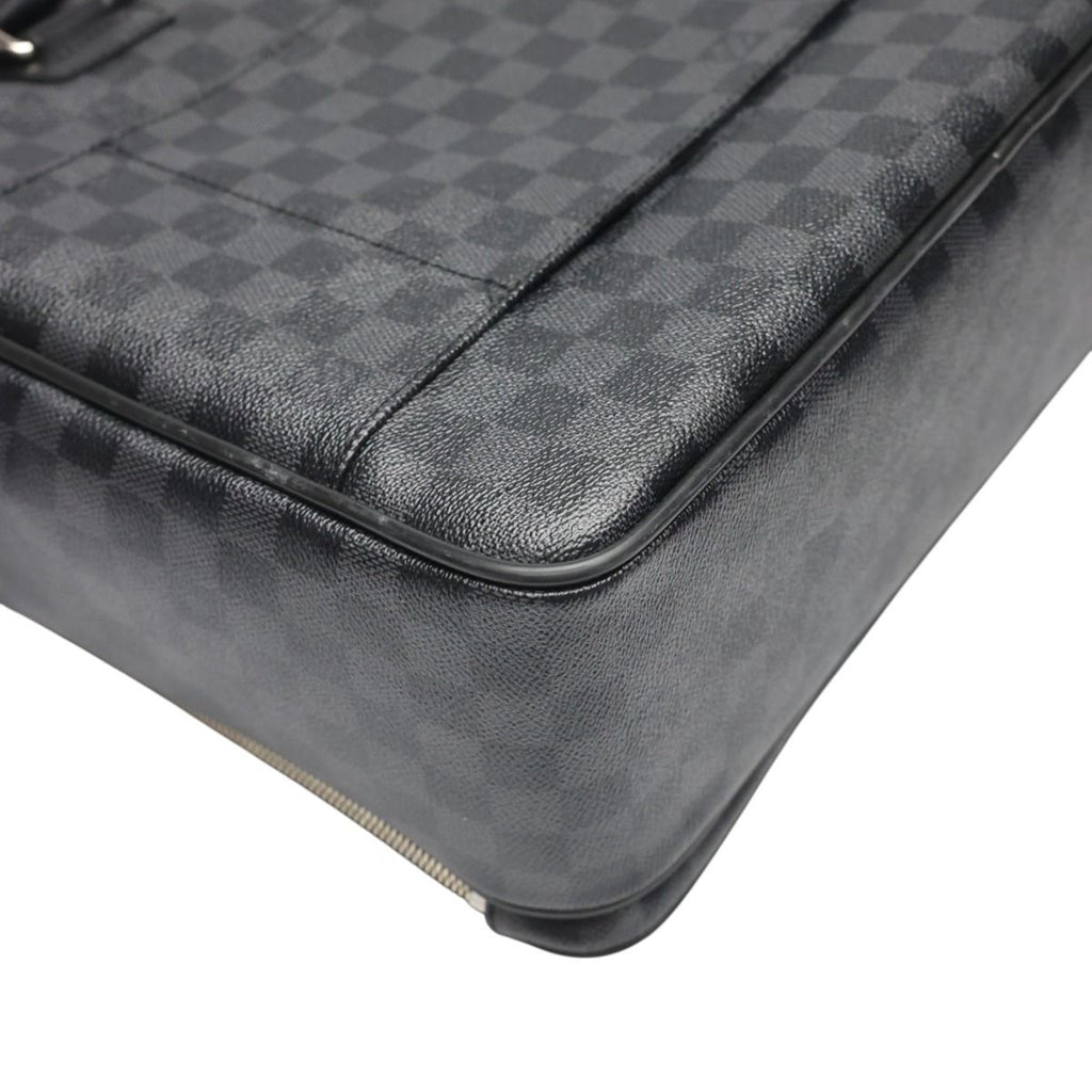 Louis Vuitton Damier Graphite Business Icare Shoulder Bag Gray — view 8