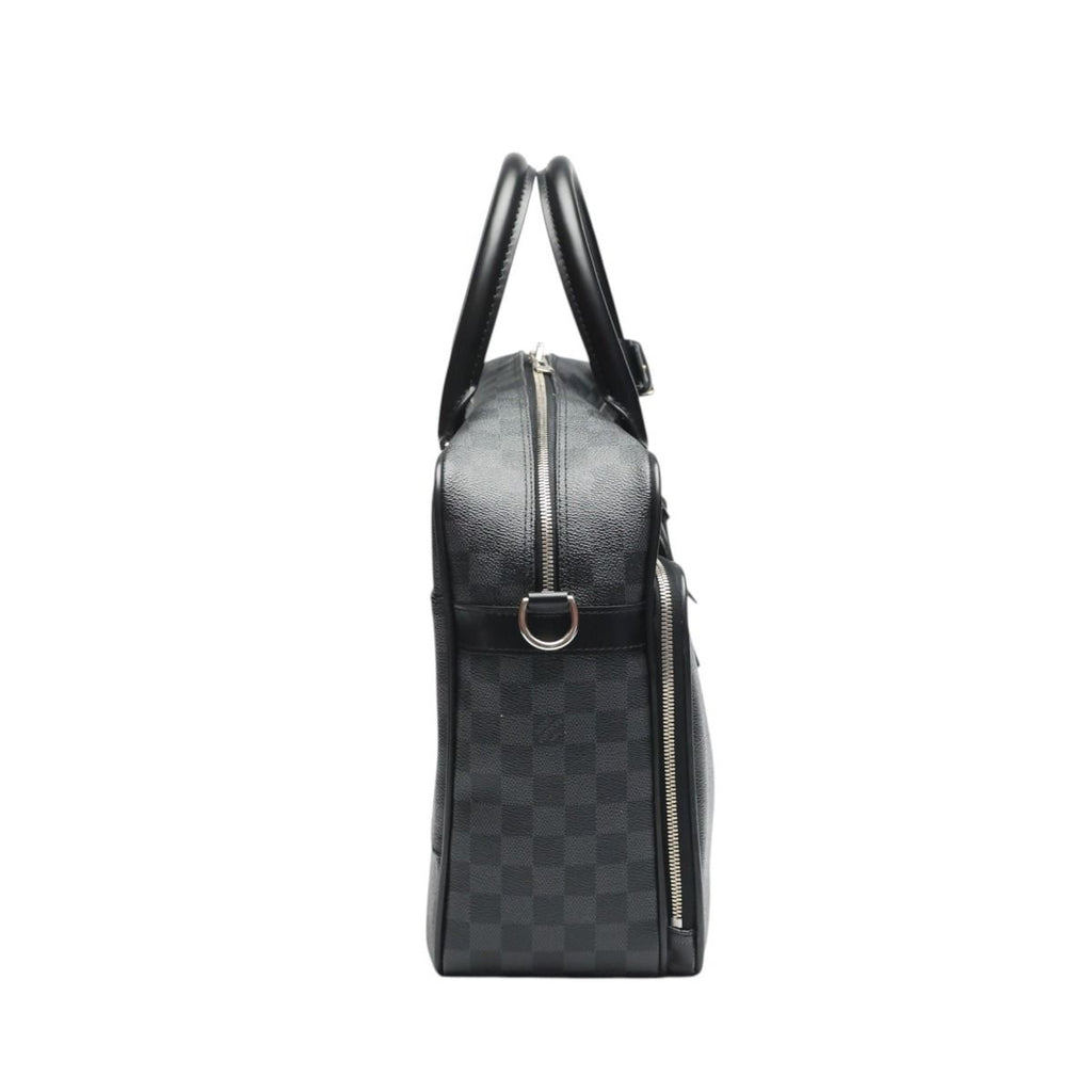Louis Vuitton Damier Graphite Business Icare Shoulder Bag Gray — view 3