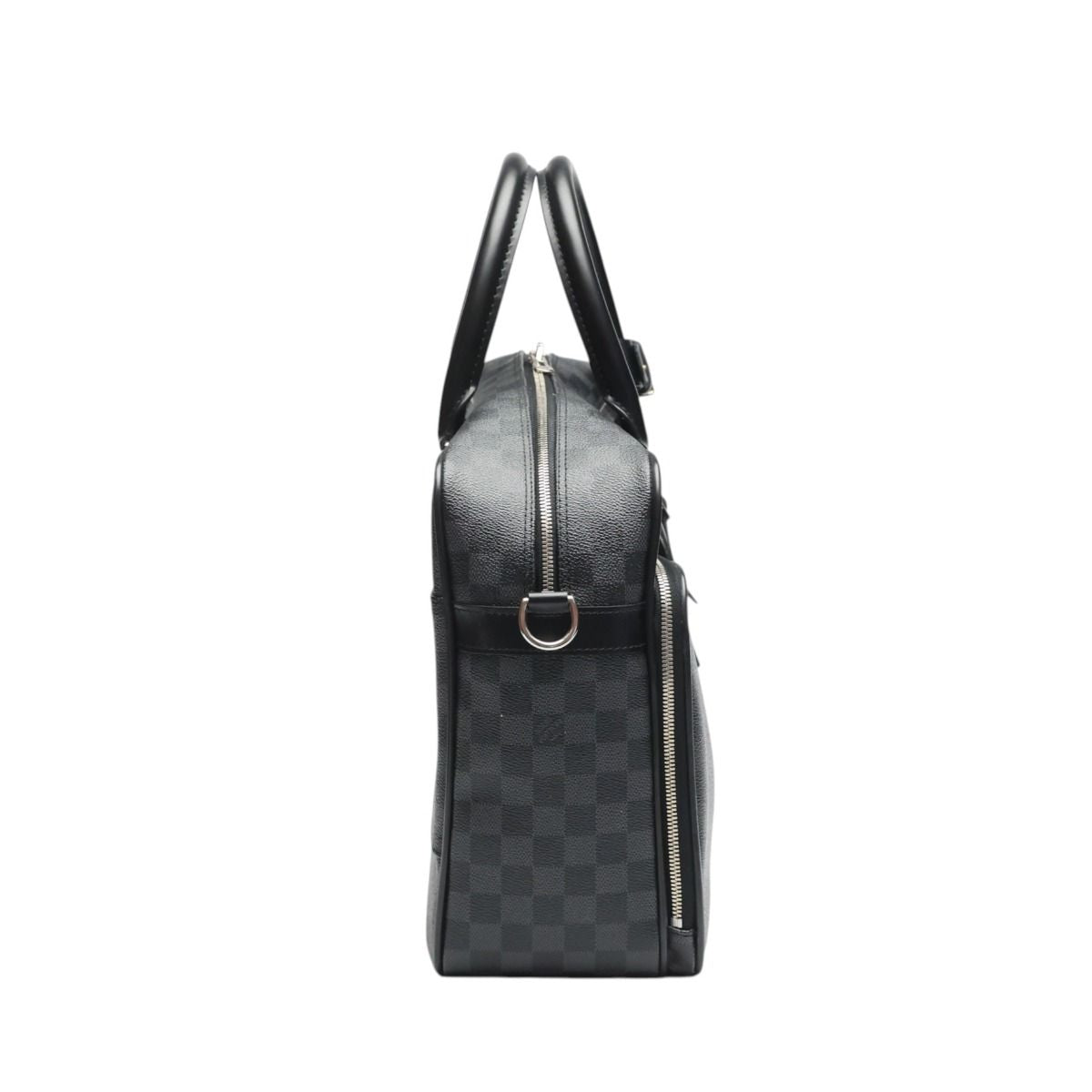 Louis Vuitton Damier Graphite Business Icare Shoulder Bag Gray — view 3