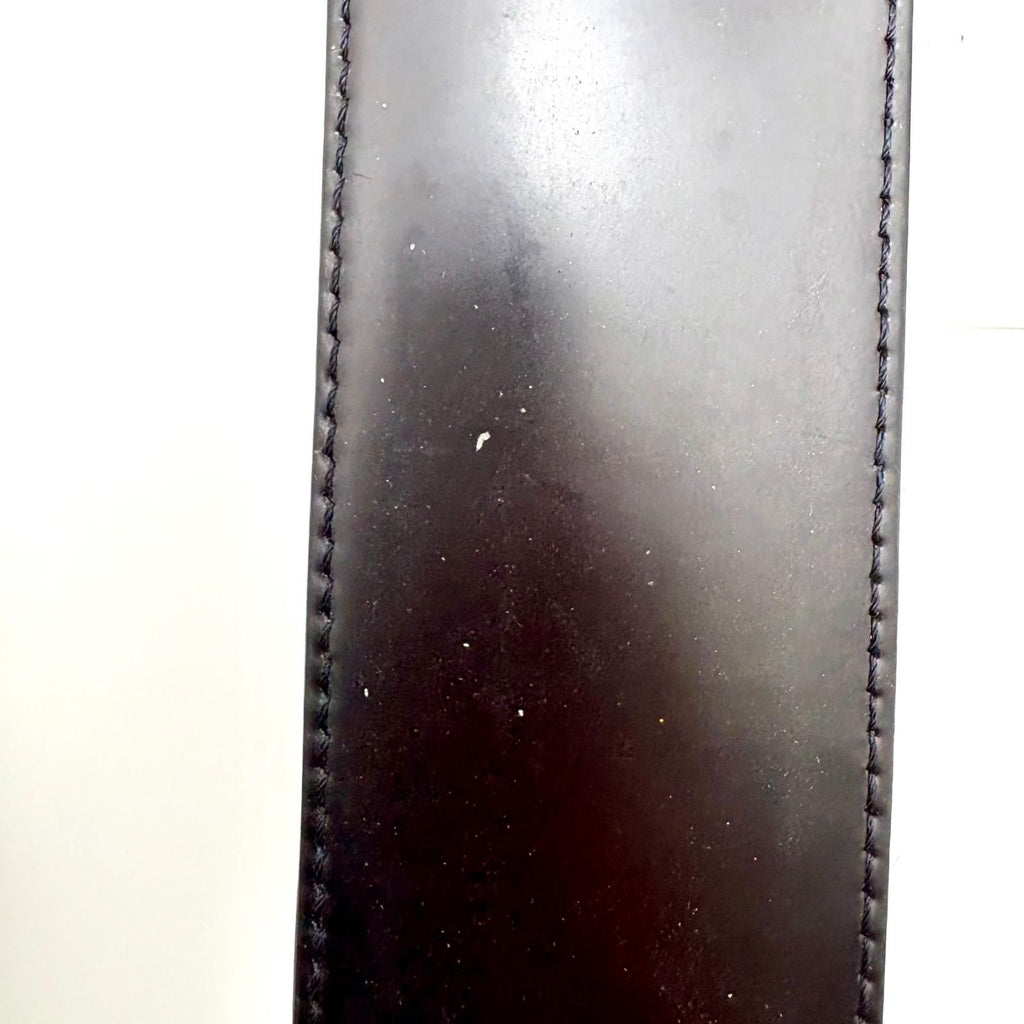 Chanel Choco Bar Chain Shoulder Black Silver Calfskin Bag — view 6