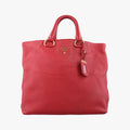 Prada Vitello Phoenix Red Leather