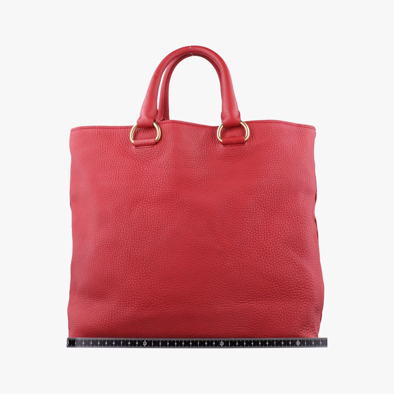 Prada Vitello Phoenix Red Leather — view 2