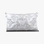 Louis Vuitton Maxi Multi Pochette Accessoires Silver Recycled Metallic Nylon — view 2