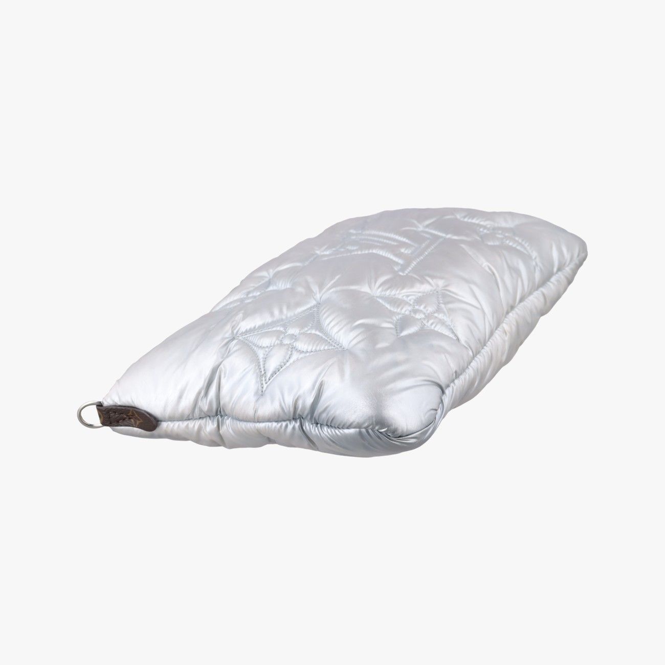 Louis Vuitton Maxi Multi Pochette Accessoires Silver Recycled Metallic Nylon — view 7