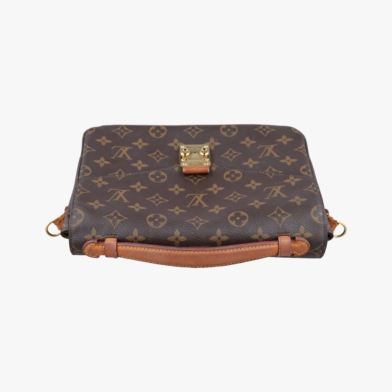 Louis Vuitton Pochette Metis MM Monogram Brown Canvas Handbag — view 8