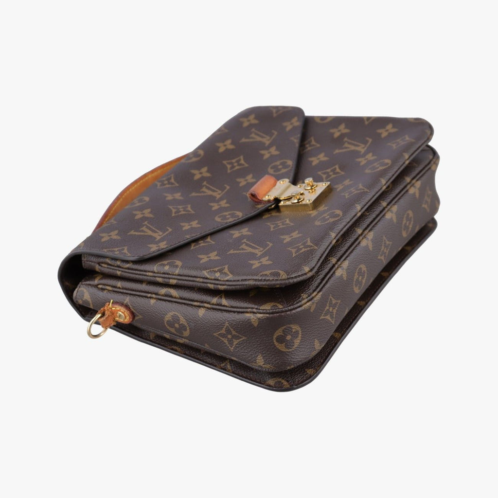 Louis Vuitton Pochette Metis MM Monogram Brown Canvas Handbag — view 5