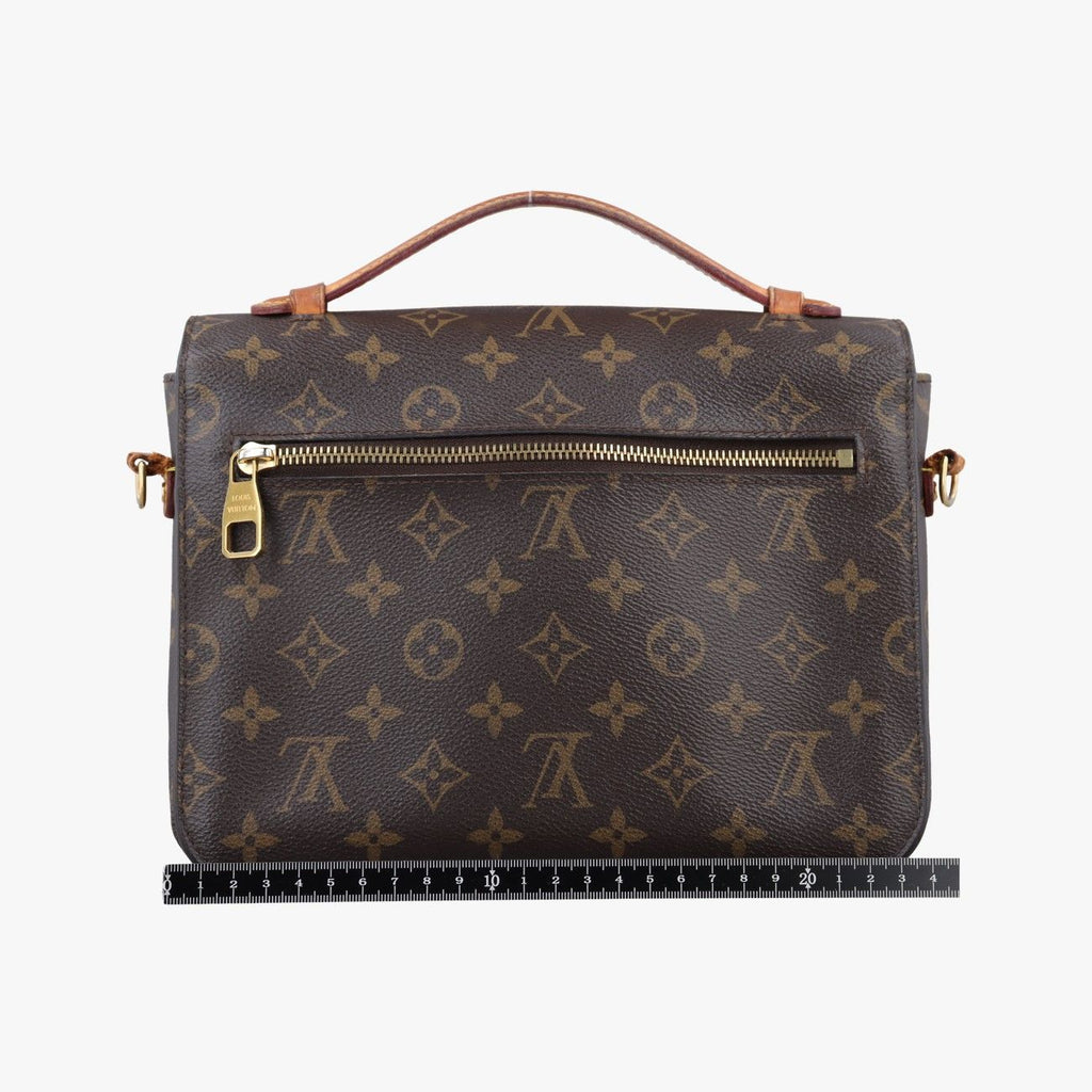 Louis Vuitton Pochette Metis MM Monogram Brown Canvas Handbag — view 2