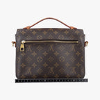 Louis Vuitton Pochette Metis MM Monogram Brown Canvas Handbag — view 2