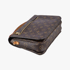 Louis Vuitton Pochette Metis MM Monogram Brown Canvas Handbag — view 7