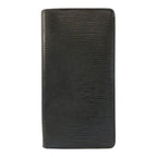 Louis Vuitton Epi Porto Cartes Credit Noir Black Leather Wallet Billfold