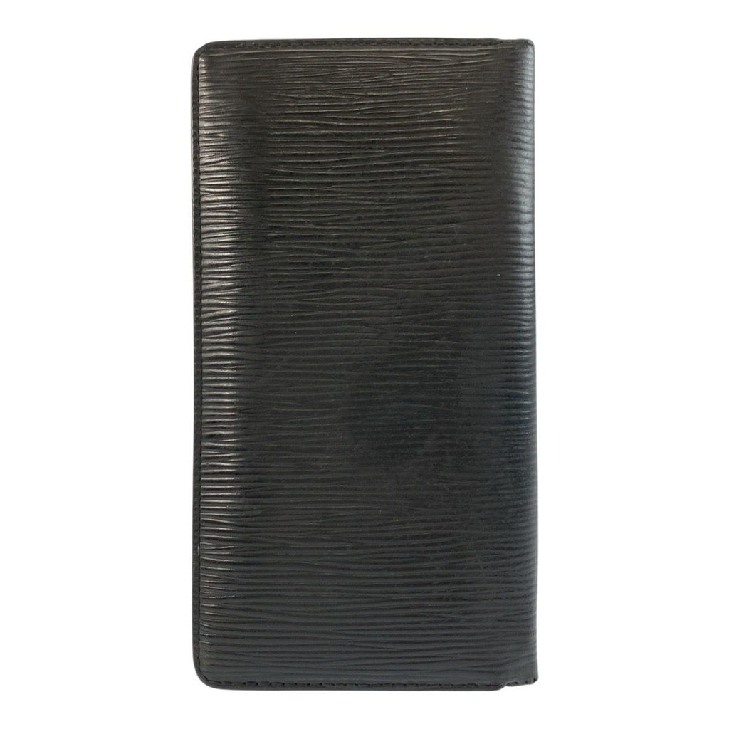 Louis Vuitton Epi Porto Cartes Credit Noir Black Leather Wallet Billfold — view 2