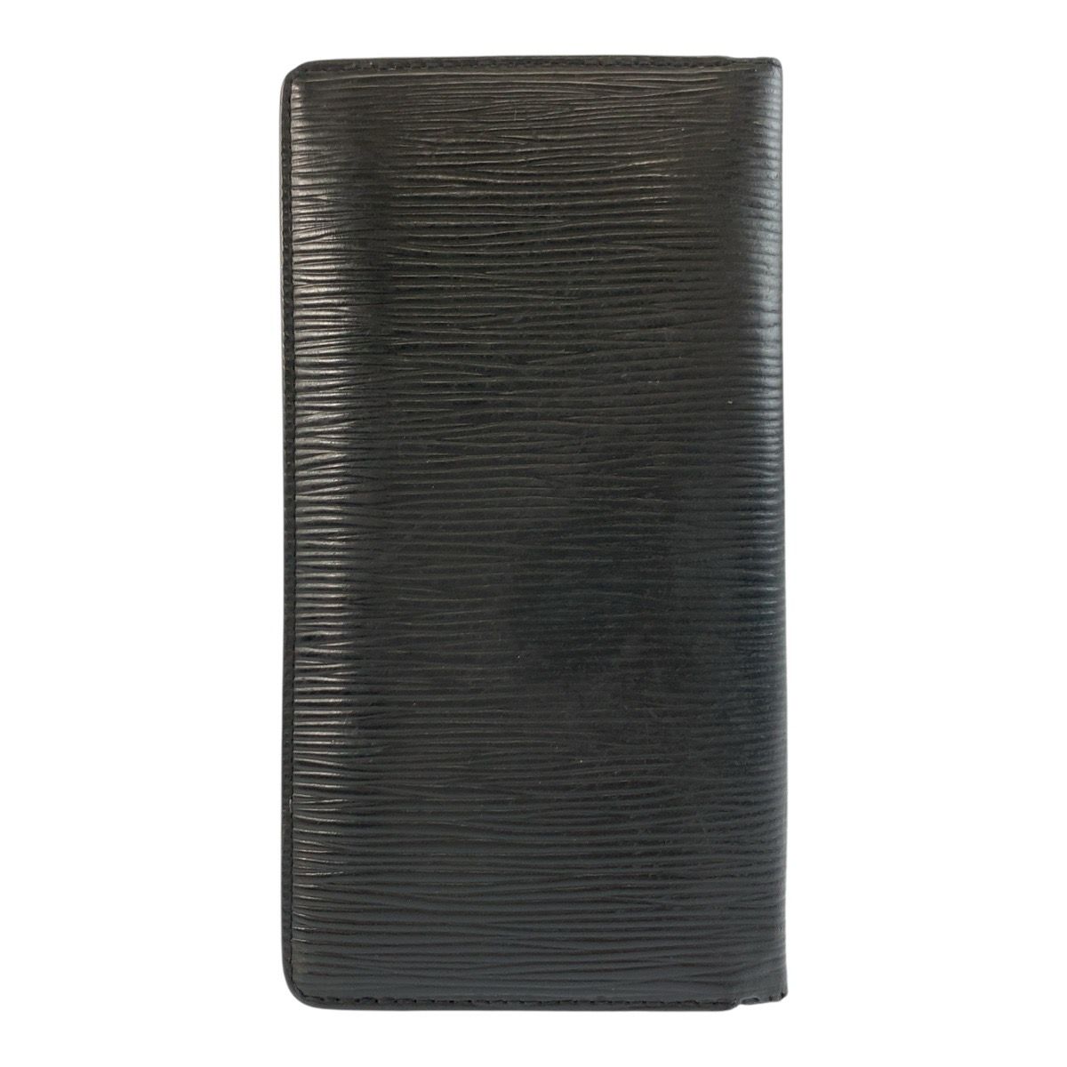 Louis Vuitton Epi Porto Cartes Credit Noir Black Leather Wallet Billfold — view 2