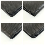 Louis Vuitton Epi Porto Cartes Credit Noir Black Leather Wallet Billfold — view 8