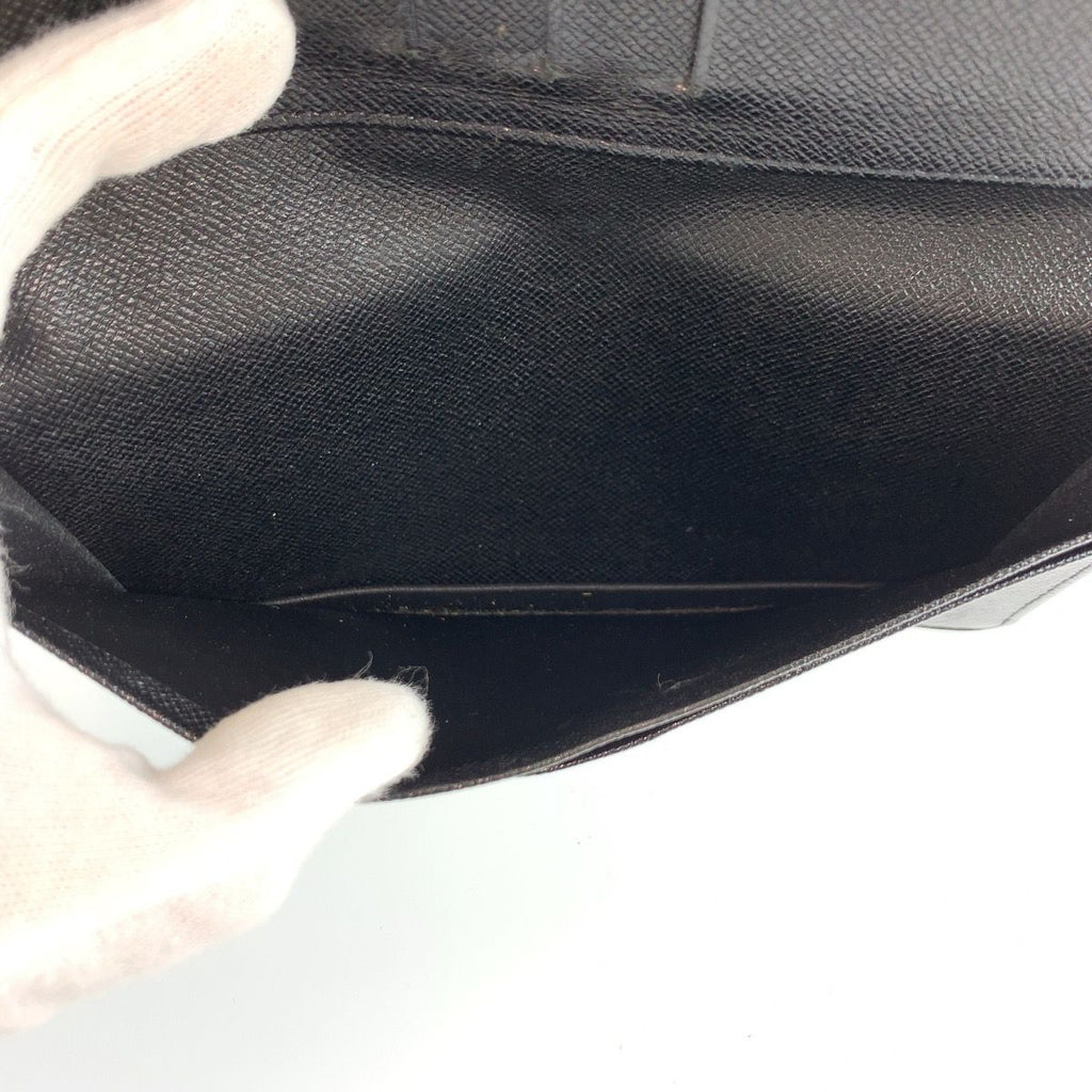 Louis Vuitton Epi Porto Cartes Credit Noir Black Leather Wallet Billfold — view 5