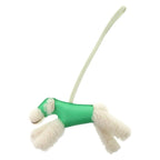 Hermes Buddy Agneau Milo Shearling Vert Comic Fizz Bag Charm