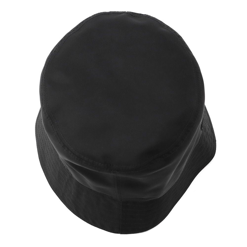 Prada Bucket Hat Re-Nylon Logo S Hat Black — view 4