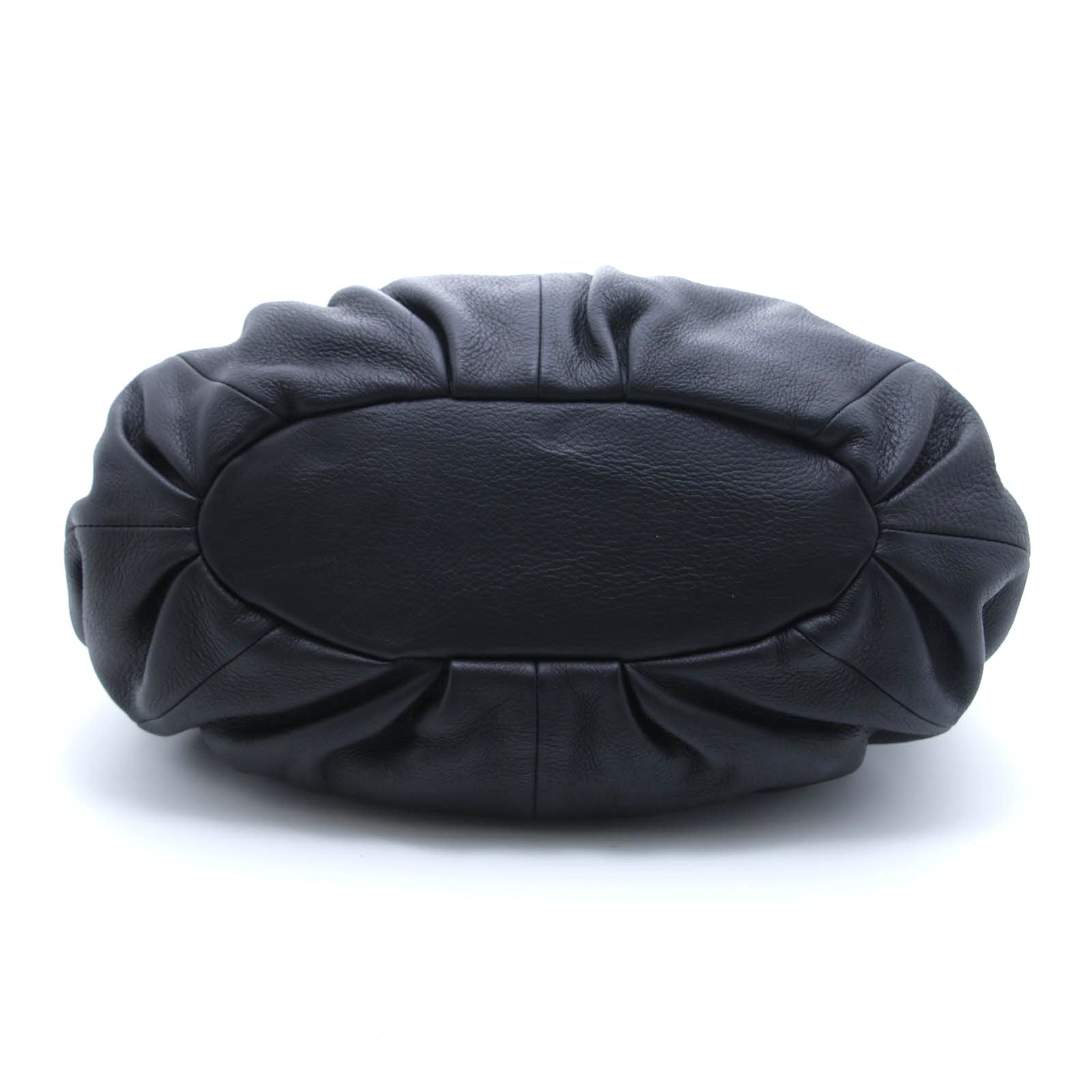 Celine Pillow Small 2-Way Bag Black Leather Handbag — view 3