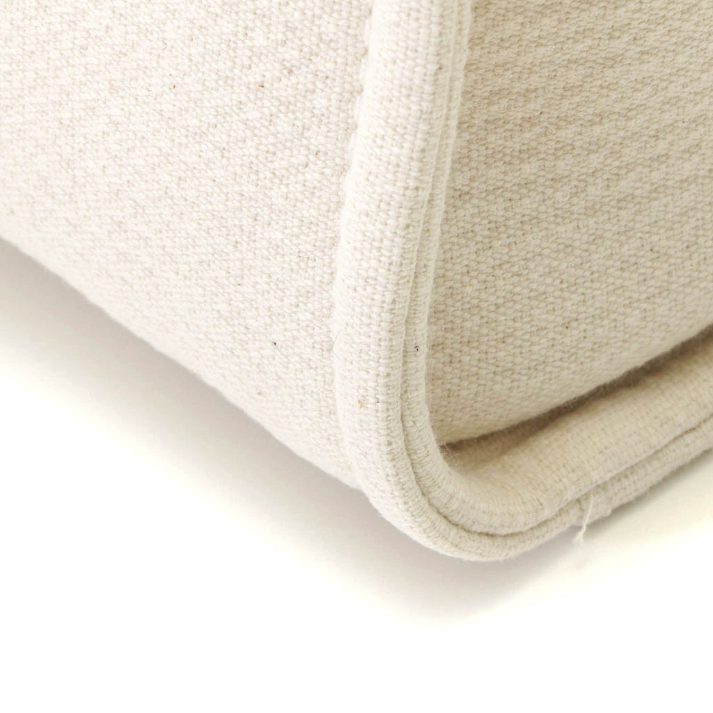 Chanel Deauville Small Shopping Bag White Handbag Canvas — view 7