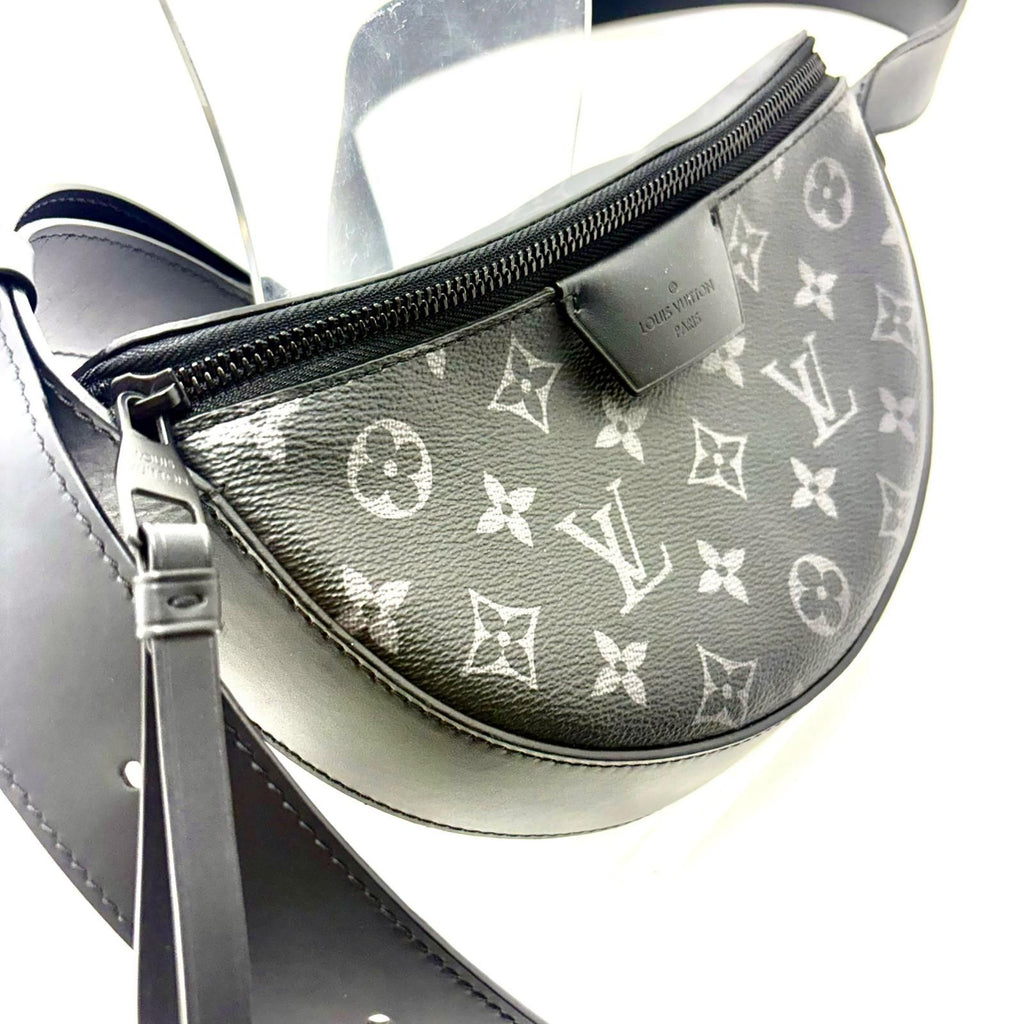Louis Vuitton LV Moon Crossbody Monogram Eclipse Belt Bag Black — view 7