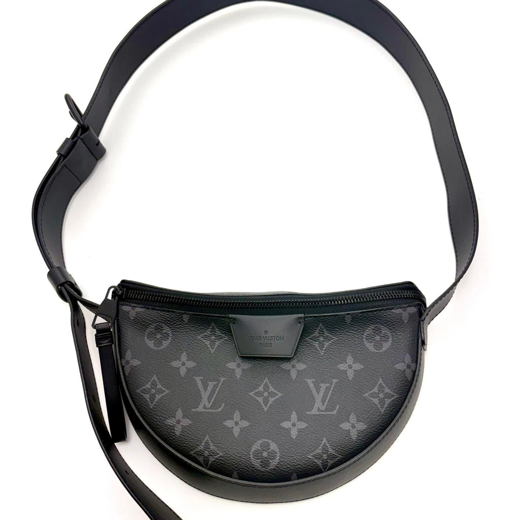 Louis Vuitton LV Moon Crossbody Monogram Eclipse Belt Bag Black — view 4
