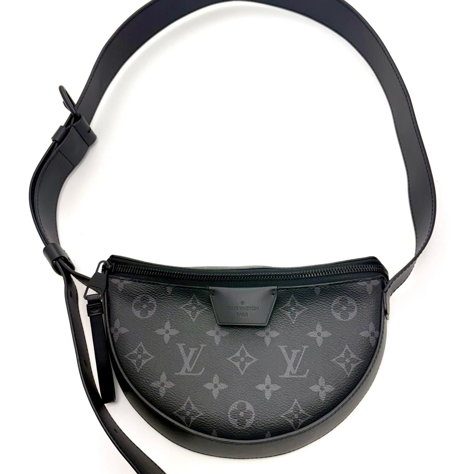 Louis Vuitton LV Moon Crossbody Monogram Eclipse Belt Bag Black — view 4