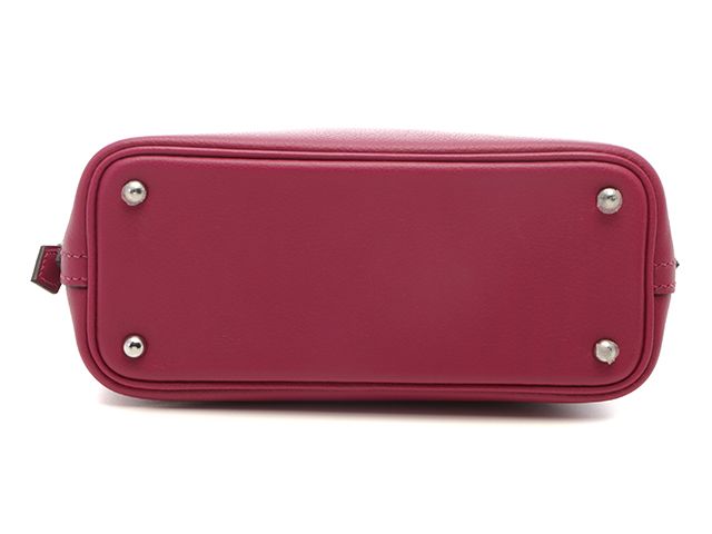 Hermes Bolide 1923 Mini Rose Purple Silver Handbag — view 3