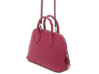 Hermes Bolide 1923 Mini Rose Purple Silver Handbag — view 2