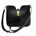 Celine Small Camille 16 Saise Soft Smooth Calfskin Shoulder Bag Black