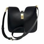 Celine Small Camille 16 Saise Soft Smooth Calfskin Shoulder Bag Black