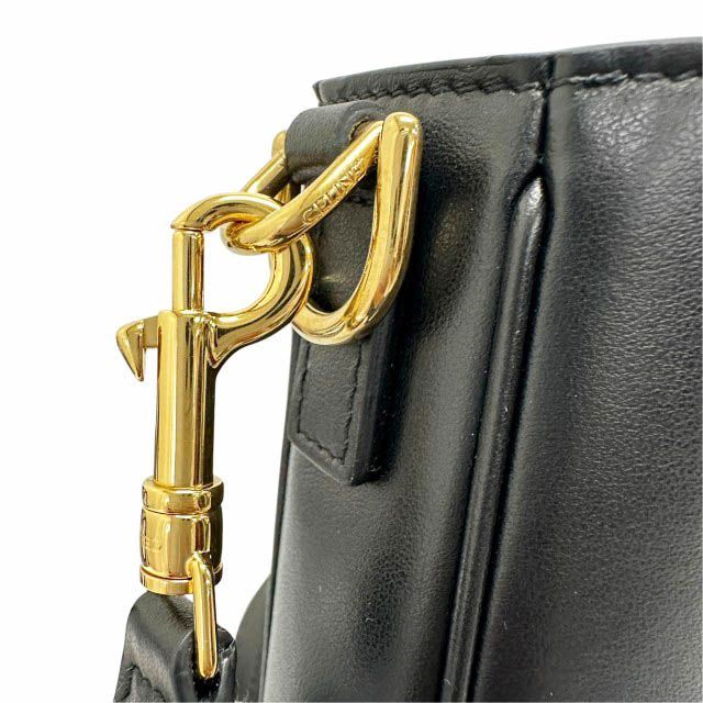 Celine Small Camille 16 Saise Soft Smooth Calfskin Shoulder Bag Black — view 7