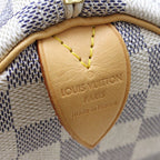 Louis Vuitton Speedy 30 Damier Azur Handbag White — view 7