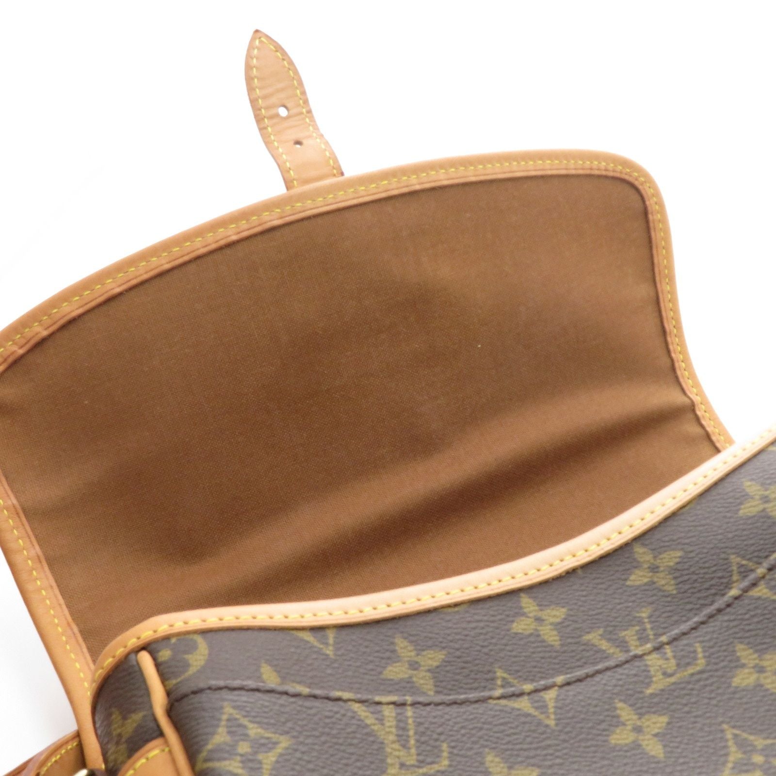 Louis Vuitton Solonge Monogram Shoulder Bag Canvas Brown — view 7