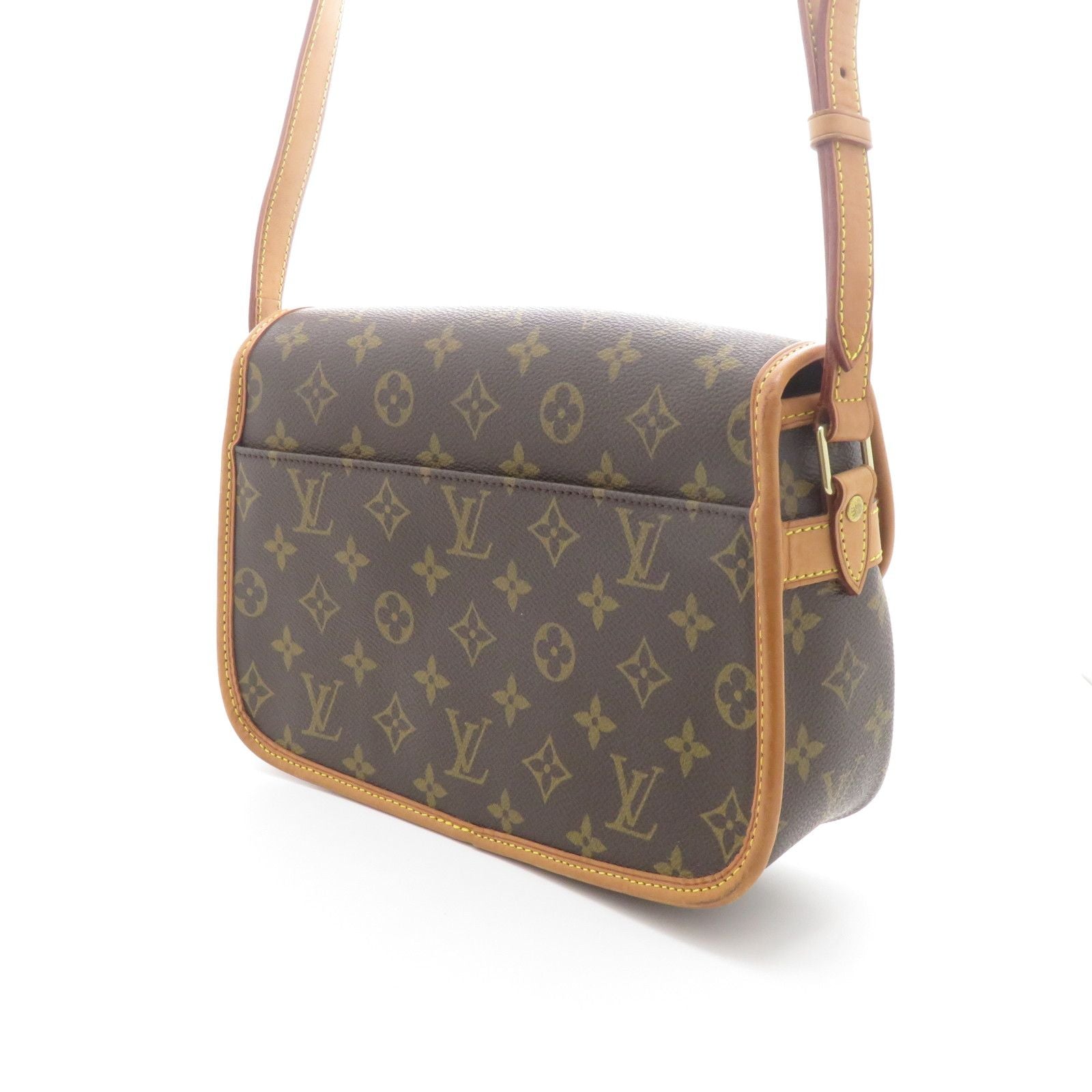 Louis Vuitton Solonge Monogram Shoulder Bag Canvas Brown — view 2