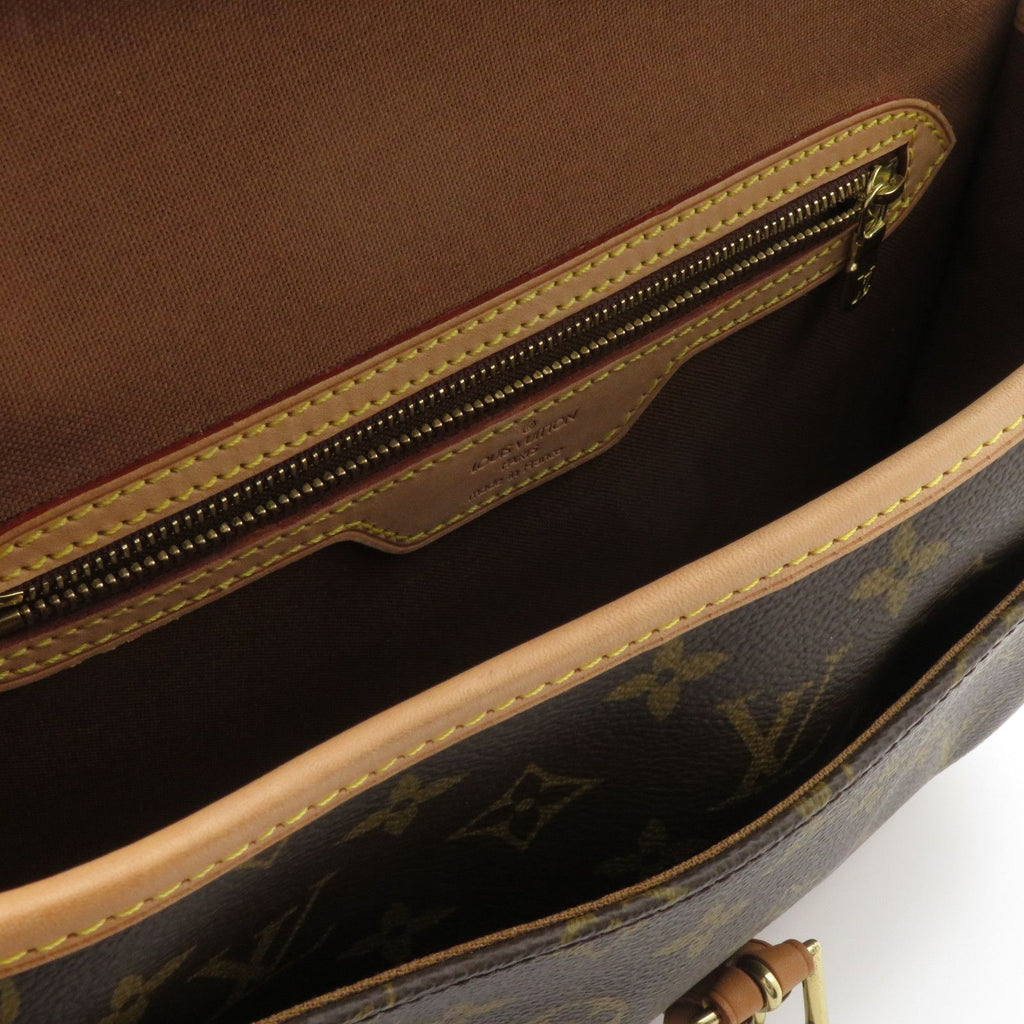 Louis Vuitton Solonge Monogram Shoulder Bag Canvas Brown — view 8