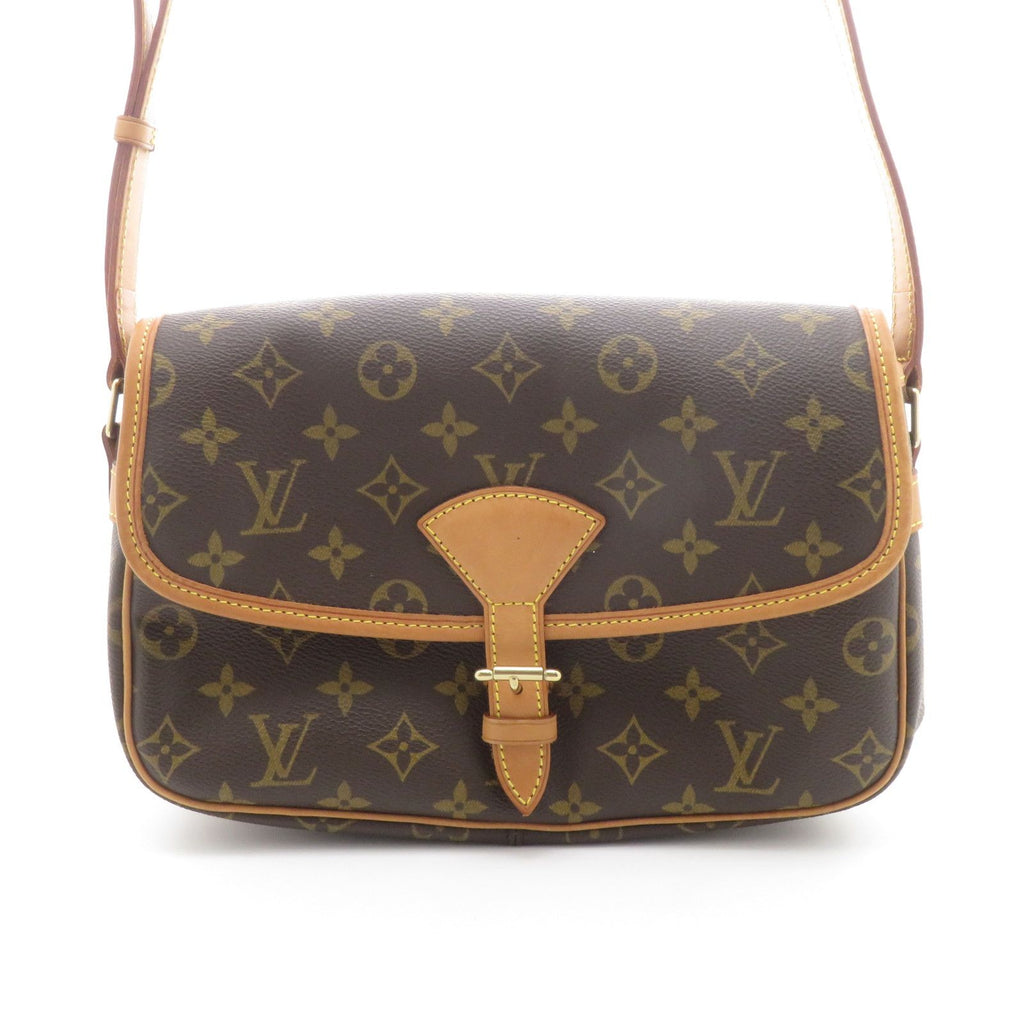 Louis Vuitton Solonge Monogram Shoulder Bag Canvas Brown
