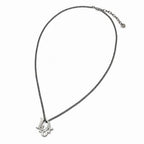 Dior Oblique Pendant Logo Brass & Crystal Silver — view 2