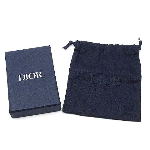 Dior Oblique Pendant Logo Brass & Crystal Silver — view 7