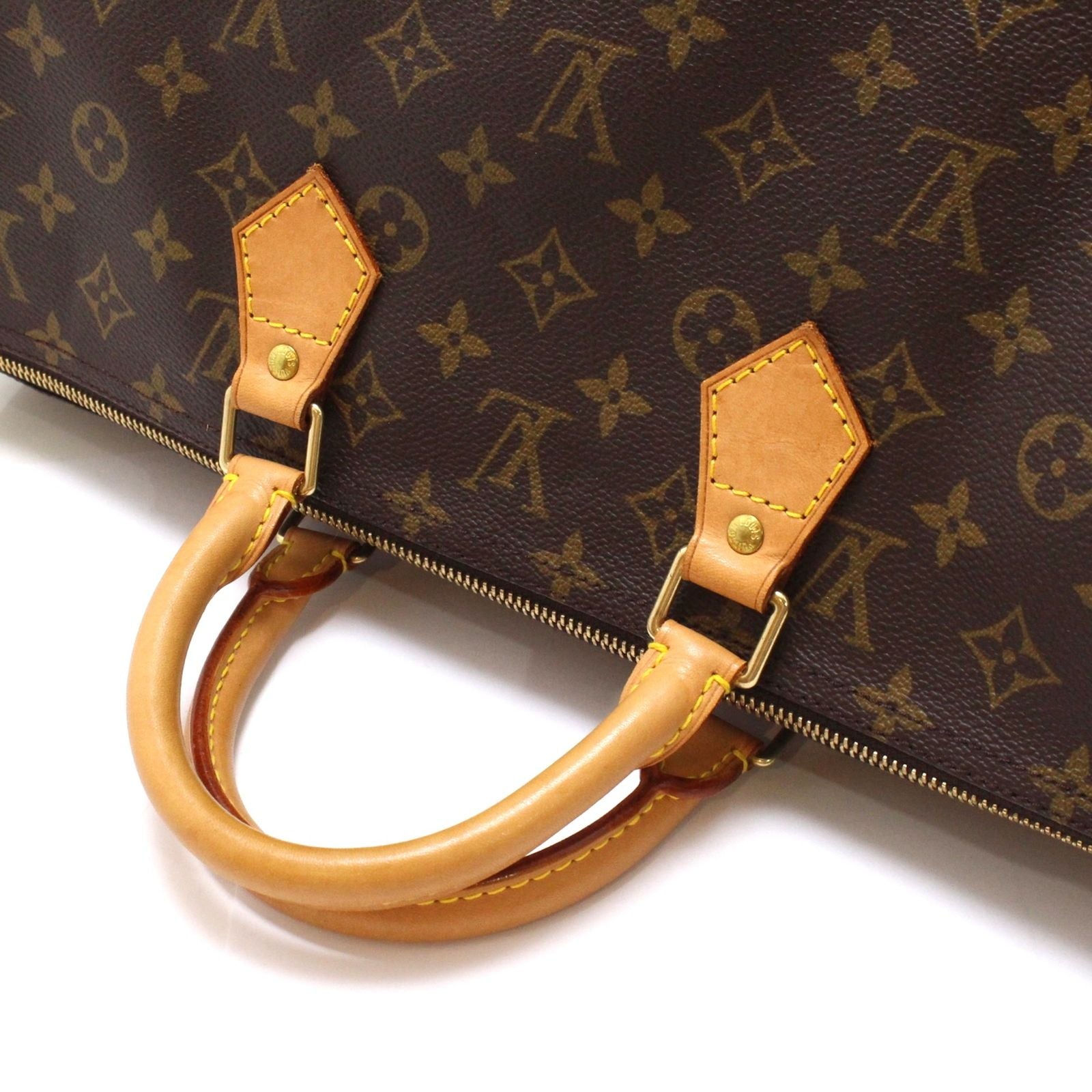 Louis Vuitton Speedy 40 Monogram Handbag Brown — view 4