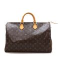 Louis Vuitton Speedy 40 Monogram Handbag Brown