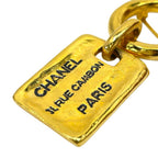 Chanel Brooch Cambon Plate Swing 31 Rue Metal Gold — view 3