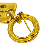 Chanel Brooch Cambon Plate Swing 31 Rue Metal Gold — view 7