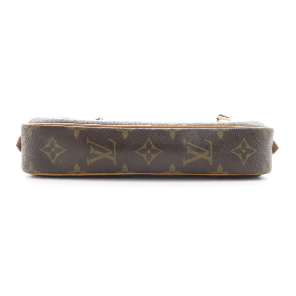 Louis Vuitton Pochette Marly Bandouliere Monogram Shoulder Bag Canvas Brown — view 4