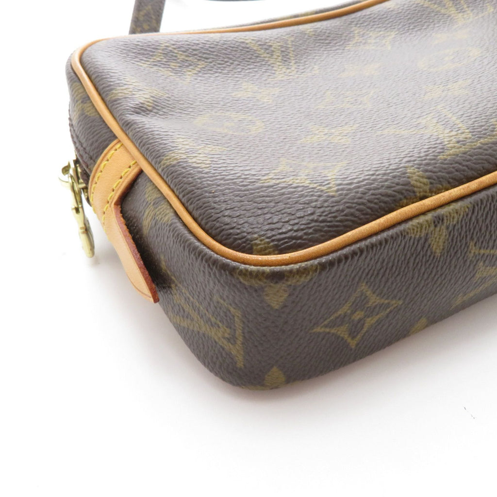 Louis Vuitton Pochette Marly Bandouliere Monogram Shoulder Bag Canvas Brown — view 6