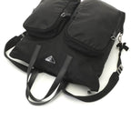 Prada Re-Nylon Backpack Black Nylon Saffiano — view 4
