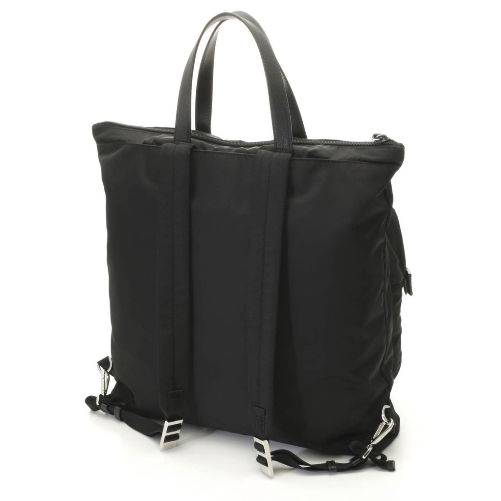 Prada Re-Nylon Backpack Black Nylon Saffiano — view 2