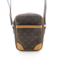 Louis Vuitton Danube Monogram Shoulder Bag Canvas Brown