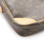Louis Vuitton Danube Monogram Shoulder Bag Canvas Brown — view 6
