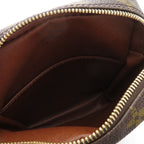 Louis Vuitton Danube Monogram Shoulder Bag Canvas Brown — view 7