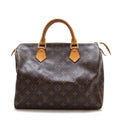 Louis Vuitton Speedy 30 Monogram Handbag Canvas Brown