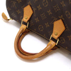 Louis Vuitton Speedy 30 Monogram Handbag Canvas Brown — view 3